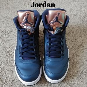 AIR JORDAN 5 RETRO BRONZE OSIDIAN OLYMPIC